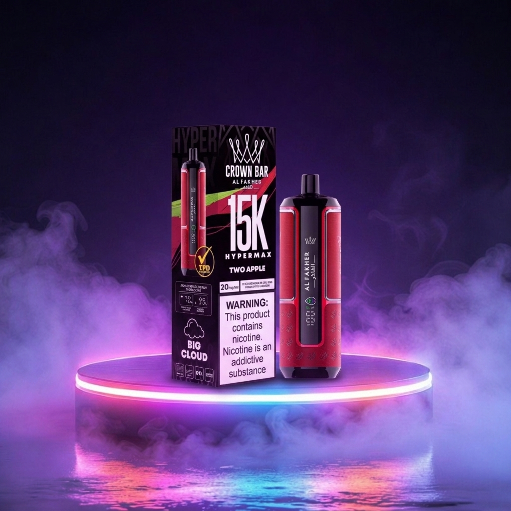 Al Fakher Crown Bar HyperMax 15K vapers desechables con nicotina, cigarrillos electrónicos de muchas caladas y sabores vaper en España