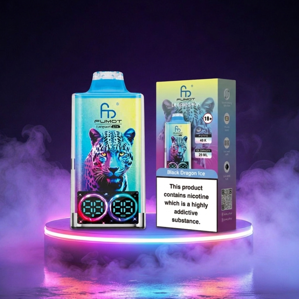 Fumot Leopard 40K vapers desechables con nicotina, cigarrillos electrónicos de muchas caladas y sabores vaper en España