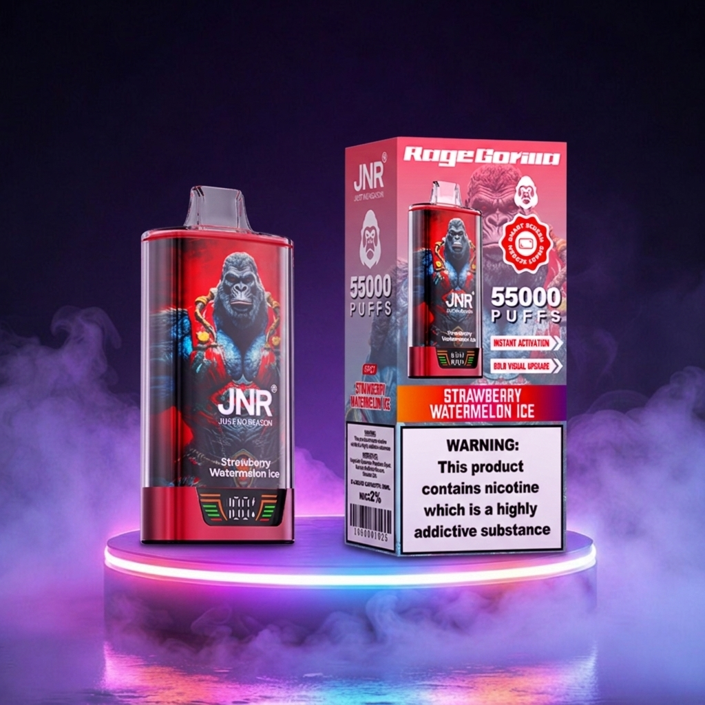JNR RageGorilla 55K vapers desechables con nicotina, cigarrillos electrónicos de muchas caladas y sabores vaper en España