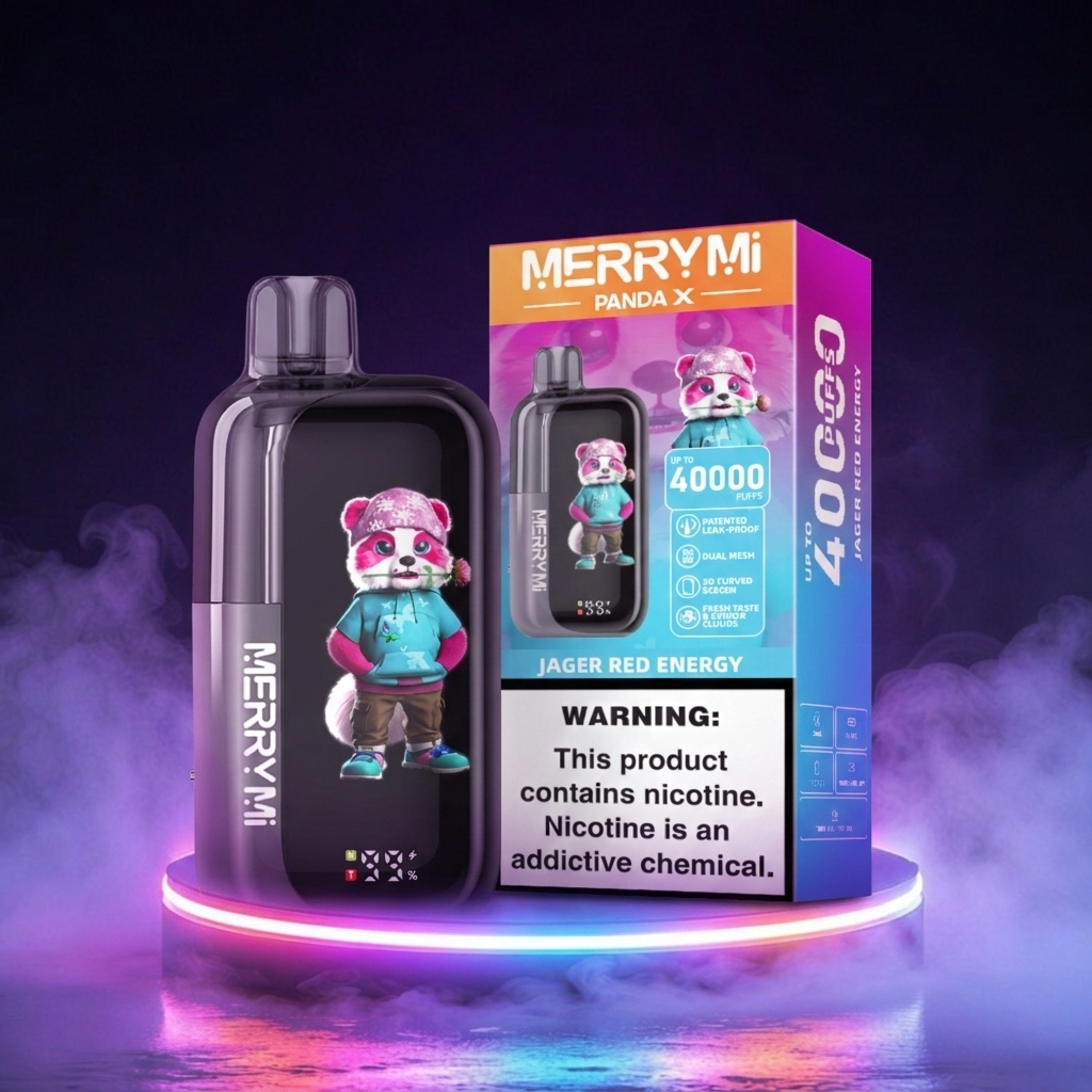 MerryMi Panda X 40K vapers desechables con nicotina, cigarrillos electrónicos de muchas caladas y sabores vaper en España