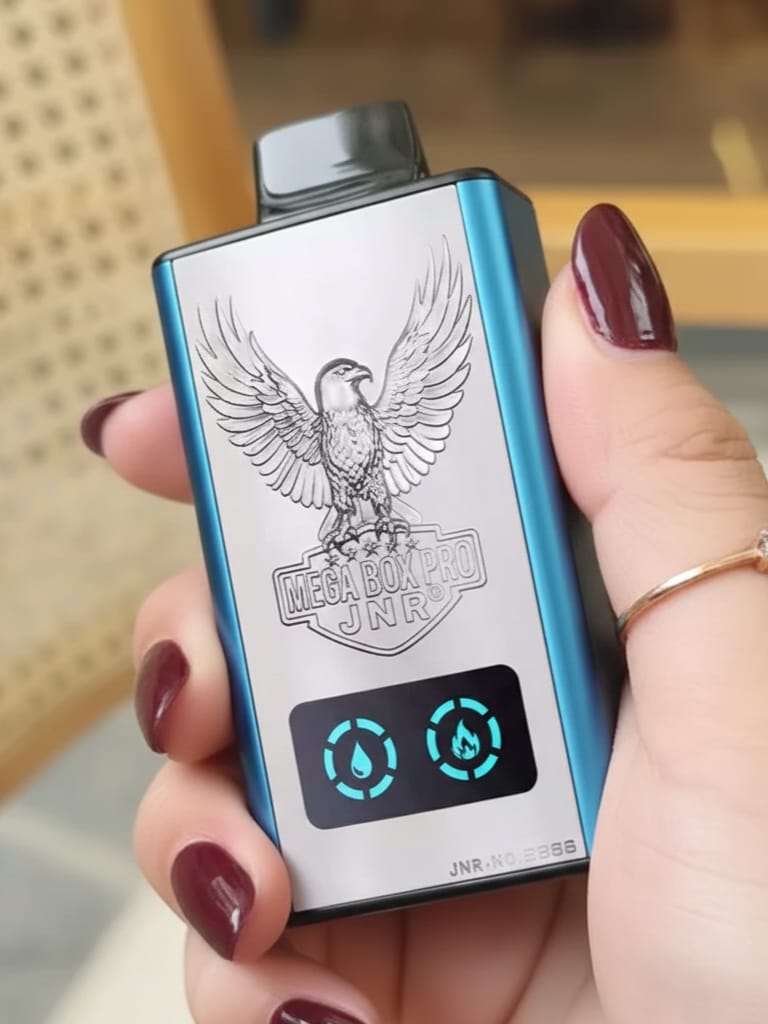 JNR Mega Box Pro vapers desechables con nicotina, cigarrillos electrónicos de muchas caladas y sabores vaper